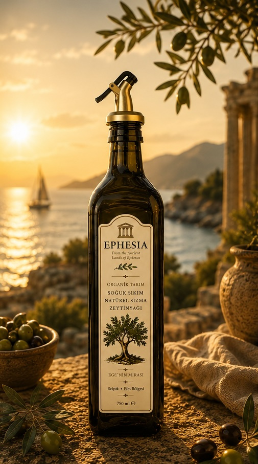 Ephesia zeytinyağı 750 ml yağdanlık görseli